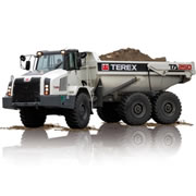 Camiones articulados terex TA250