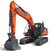 Excavadoras sobre orugas develon DX225LCA-7M