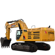 Excavadoras sobre orugas lovol FR700