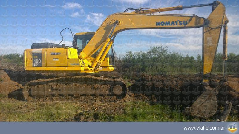 Excavadoras Komatsu PC160 LC-7